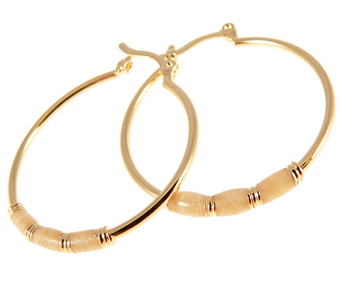 Se mere om frække donna bella øreringe belagt med 18 karat guld i web-butikken