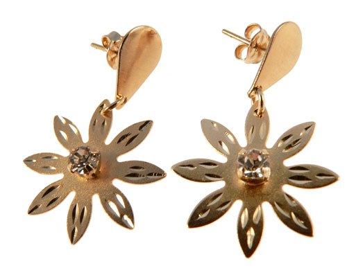 Se mere om donna bella øreringe belagt af 18 karat guld i web-butikken