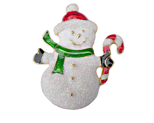 Se mere om julebroche med snemand i web-butikken