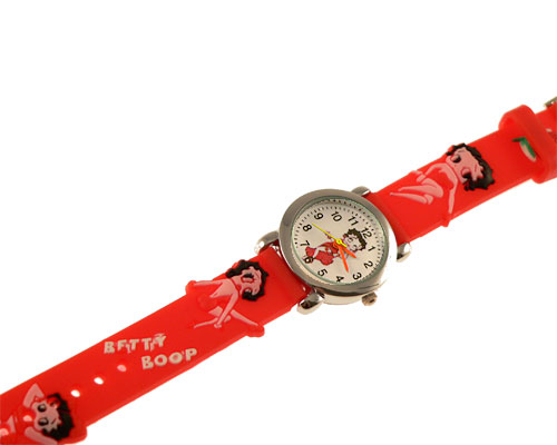 Se mere om ur med betty boop i rød farve i web-butikken