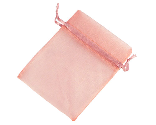 Se mere om lille lyserød gennemsigtig snørepose i web-butikken