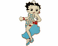 Se mere om Halskæde vedhæng af lyseblå Betty Boop i web-butikken