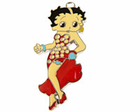 Se mere om Halskæde vedhæng af rød Betty Boop i web-butikken