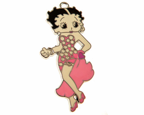 Se mere om halskæde vedhæng af lyserød betty boop i web-butikken