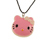 Se mere om Lang halskæde med Hello Kitty figur i lyserød i web-butikken