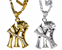 Se mere om Bling bling halskæde med NY tegn i guld eller sølv  i web-butikken