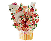 Se mere om Hello Kitty kort som kan foldes til flot blomst i web-butikken