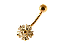 Se mere om Navlepiercing i 14 Karat guld af blomst i web-butikken