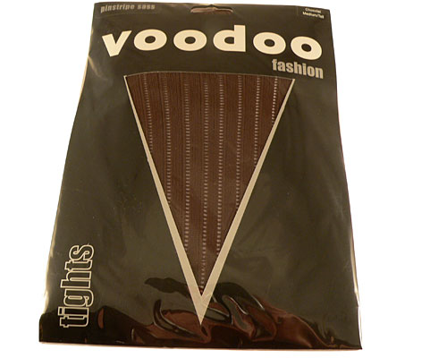 Se mere om voodoo tights strømpebukser i brun og sort farve i web-butikken