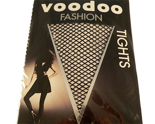 Se mere om superfrække sorte netstrømpebukser fra voodoo i web-butikken