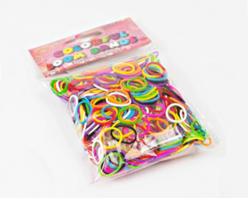 Se mere om loom bands   ringe i blandede farver i web-butikken