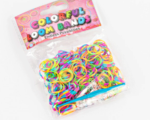 Se mere om loom bands   ringe i blandede farver i web-butikken