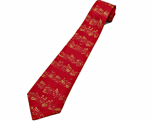 Se mere om slips slips med rækker af noder til en som elsker at spille musik i web-butikken