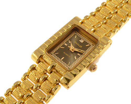 Se mere om omxus sorte ur i guld  i web-butikken