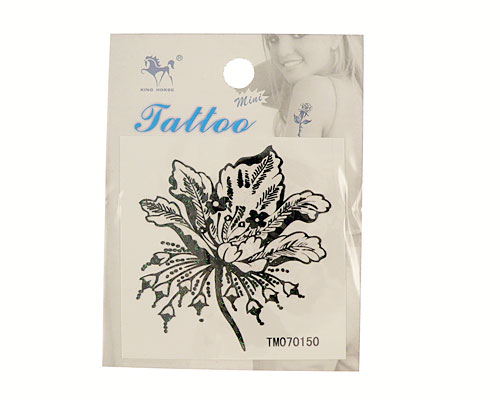 Se mere om tatovering af sød sort blomst i web-butikken