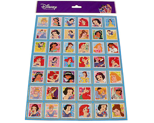 Se mere om stickers klistermærker med prinsesse i web-butikken