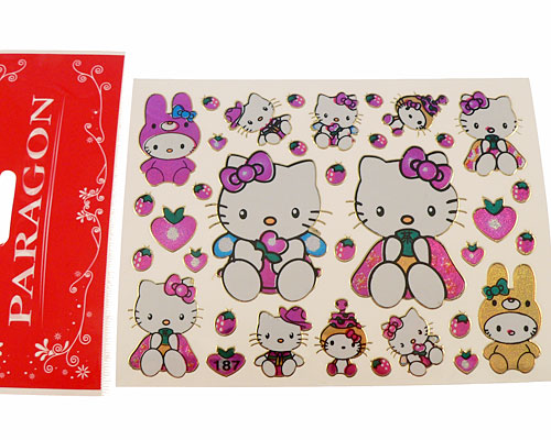 Se mere om stickers klistermærker med hello kitty og hjerter i web-butikken