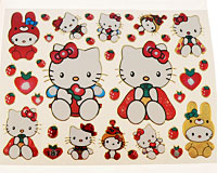Se mere om Stickers klistermærker med Hello Kitty i røde farver i web-butikken