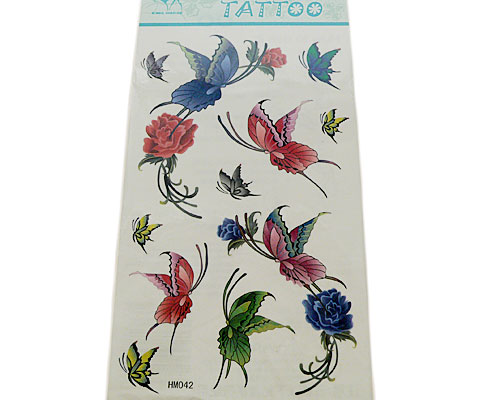Se mere om tatoveringer af sommerfugle i flotte farver i web-butikken