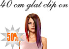 40 cm glat clip on hair extension